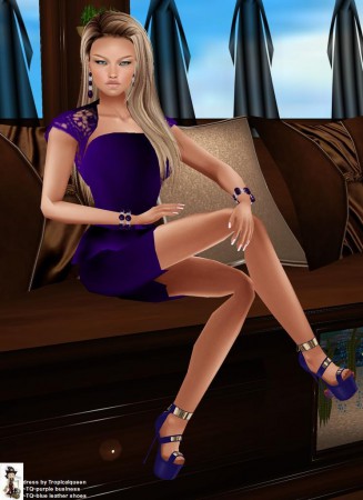 Tropicalqueen: -TQ-Purple Business